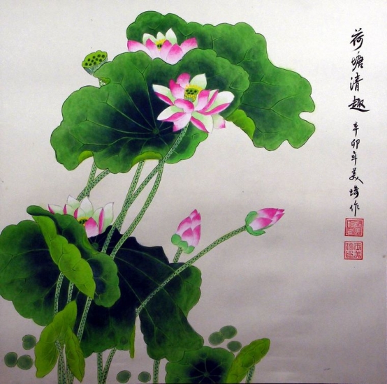 国画荷花欣赏（3）